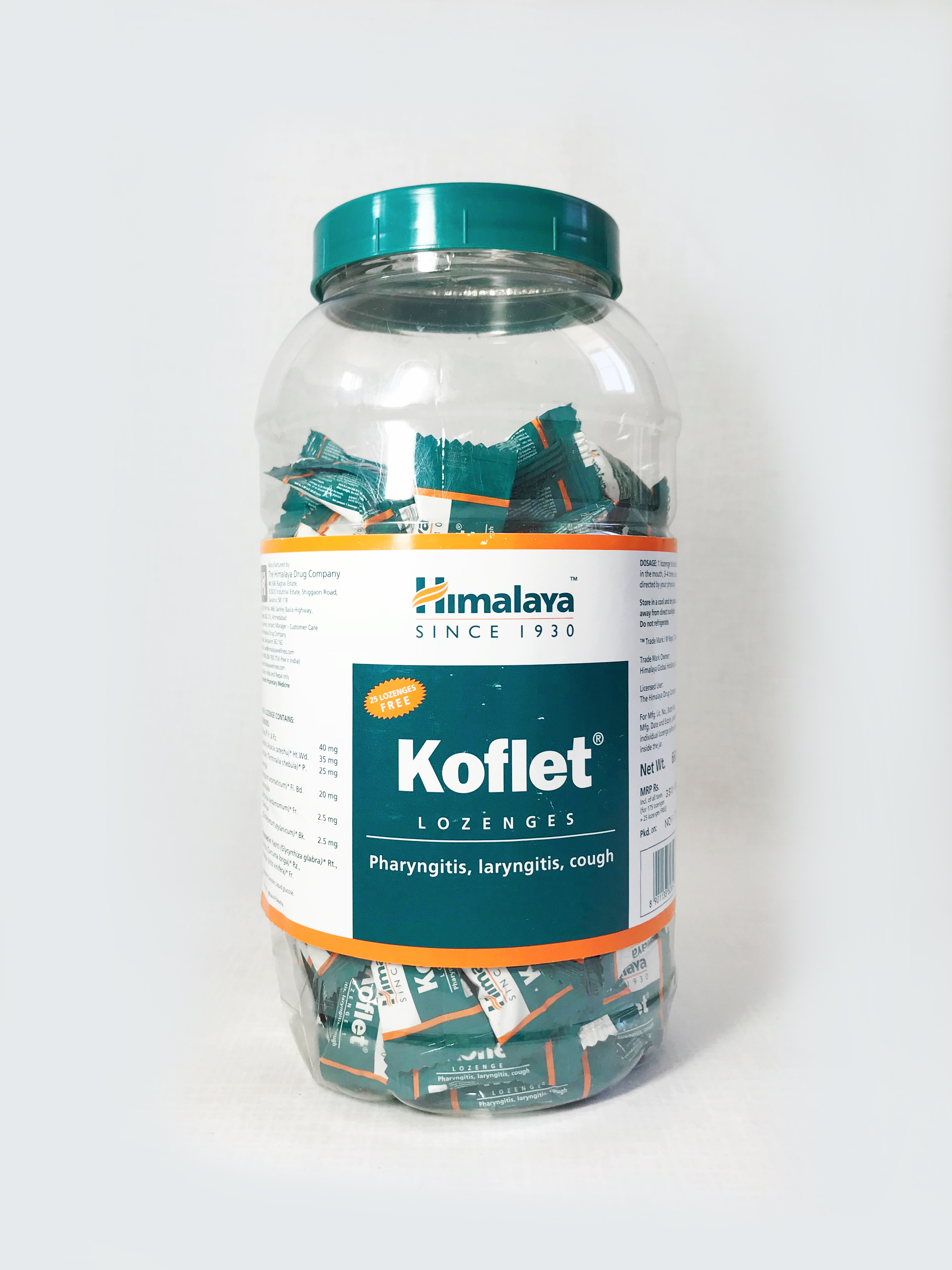 Леденцы от кашля и боли в горле Кофлет, 10 шт, Koflet, Himalaya